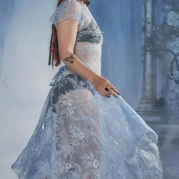 Mist Dearly Departed Lace Dress - Picture 2 of 4